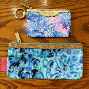 Lilly Pulitzer pencil case and ID case